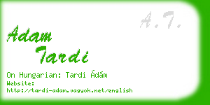 adam tardi business card